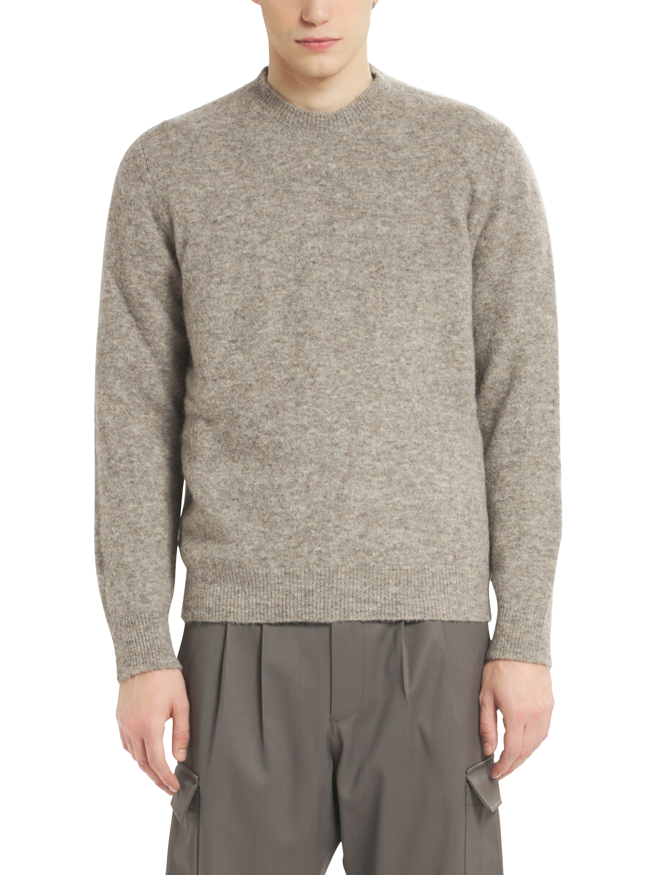 Product image 1 of 4, which shows Barena Rolo Narci Alpaca Blend Jumper, Tortora, XL