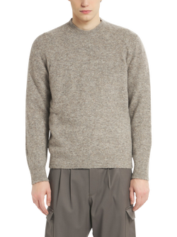 Barena Rolo Narci Alpaca Blend Jumper, Tortora, Tortora