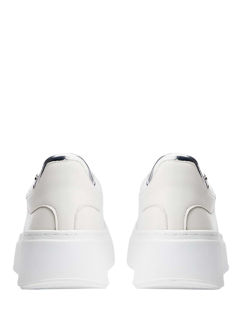 Product image 3 of 4, which shows Moda in Pelle Beni Chunky Lace Up Trainers, White, 5