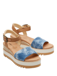 TOMS Diana Platform Wedge Sandals, Blue/Multi