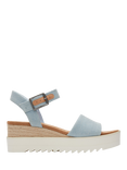 TOMS Diana Platform Wedge Sandals, Pastel Blue