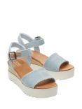 TOMS Diana Platform Wedge Sandals, Pastel Blue