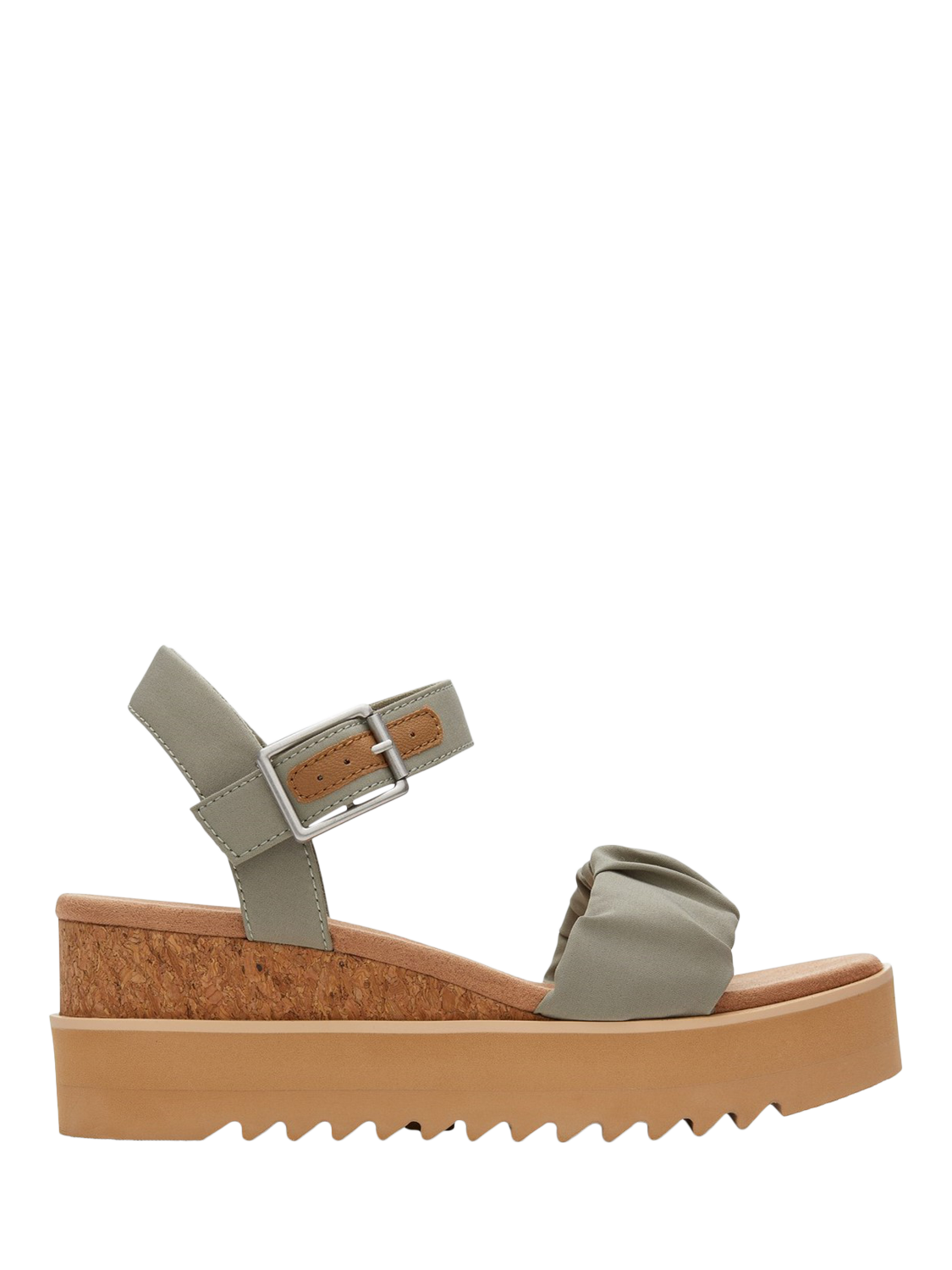 TOMS Diana Platform Wedge Sandals, Vetiver Grey