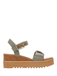 TOMS Diana Platform Wedge Sandals, Vetiver Grey
