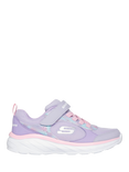 Skechers Kids' Boundless Watercolour Blur Trainers, Lavender/Multi