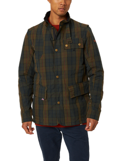 Peregrine Bexley Check Waxed Cotton Jacket, Iona Check