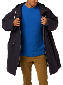 Peregrine Ford Cotton Cagoule, Navy