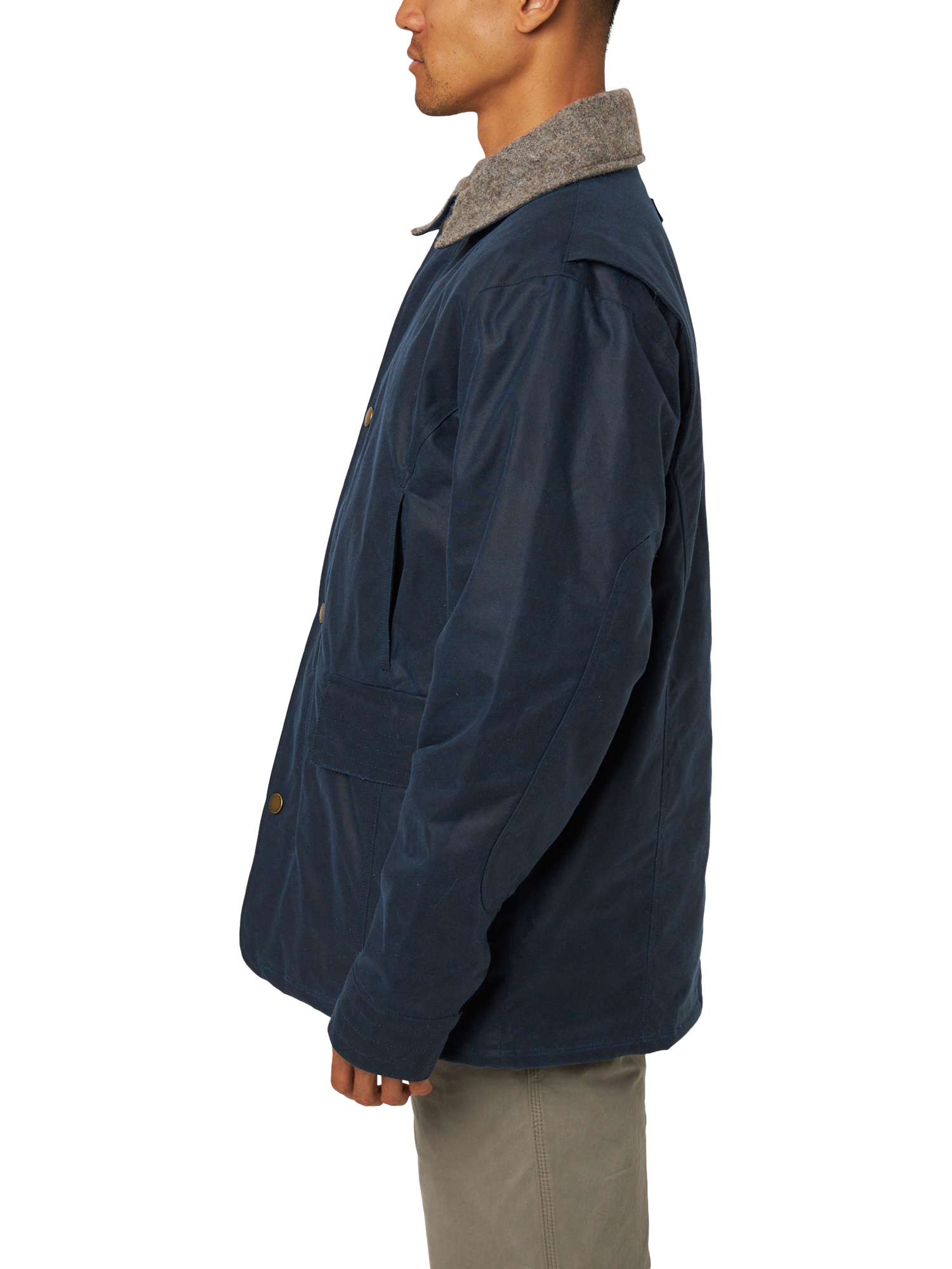 Product image 3 of 6, which shows Peregrine Cotton Field Jacket, Marine, M