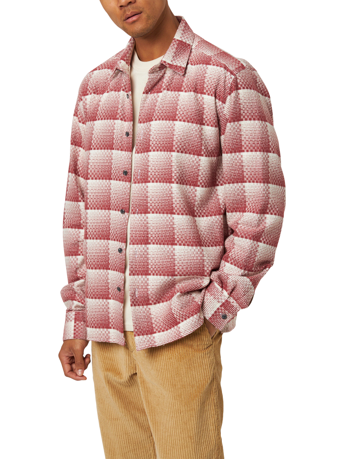 Product image 1 of 6, which shows Peregrine Lodge Cotton Overshirt, Robert, L