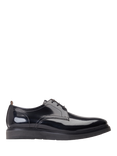 Base London Roly Leather Derby Shoes, Black