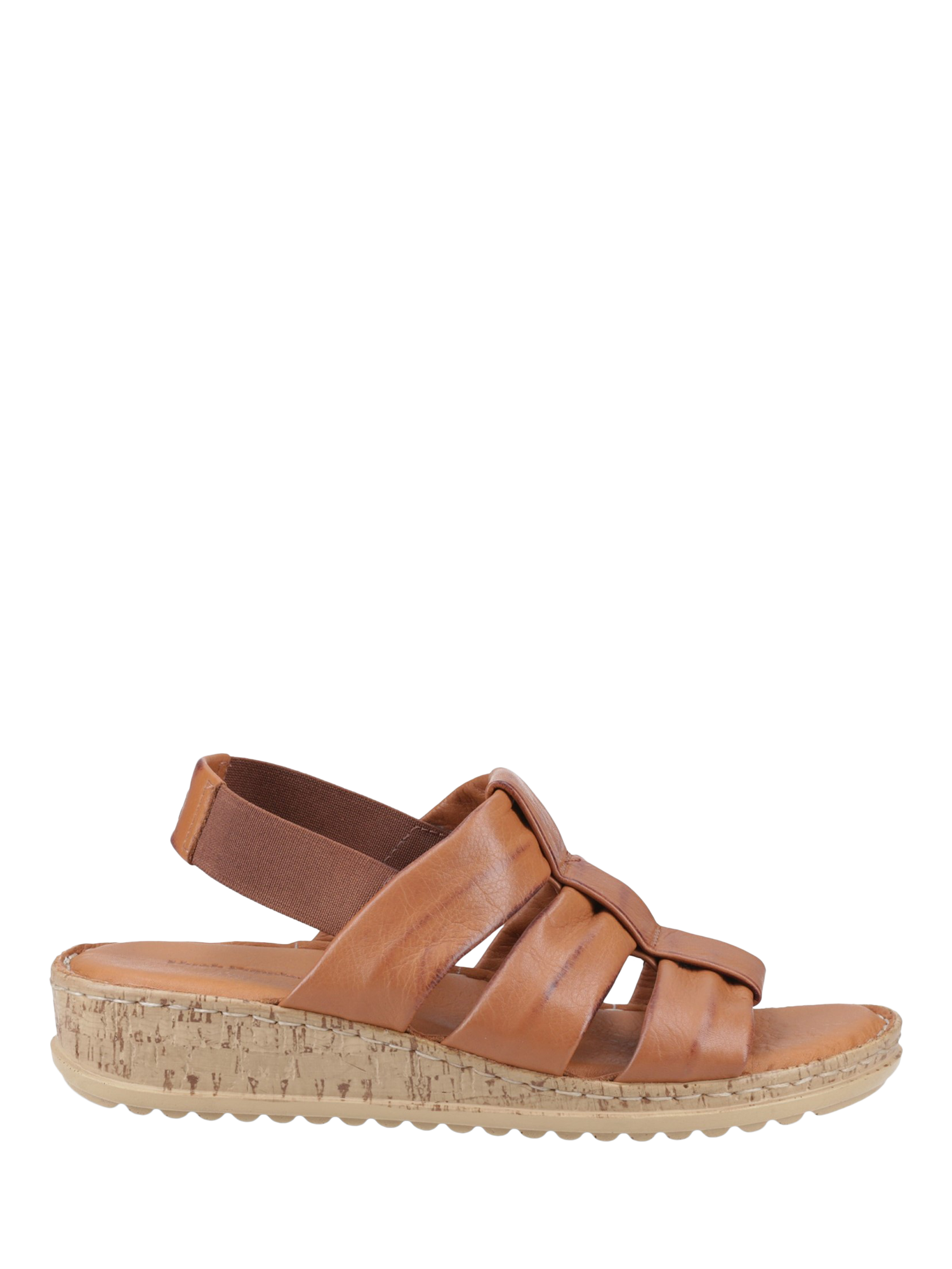Hush Puppies Eden Leather Gladiator Sandals, Tan