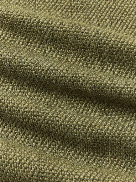 John Lewis Rustic Basketweave Pair Blackout Lined Pencil Pleat Curtains - view 2, Avocado Green