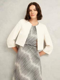 Hobbs Arizona Cropped Jacket, Buttercream, Buttercream