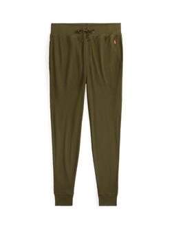 Ralph Lauren Polo Pony Cotton Blend Joggers - view 2, Green Olive