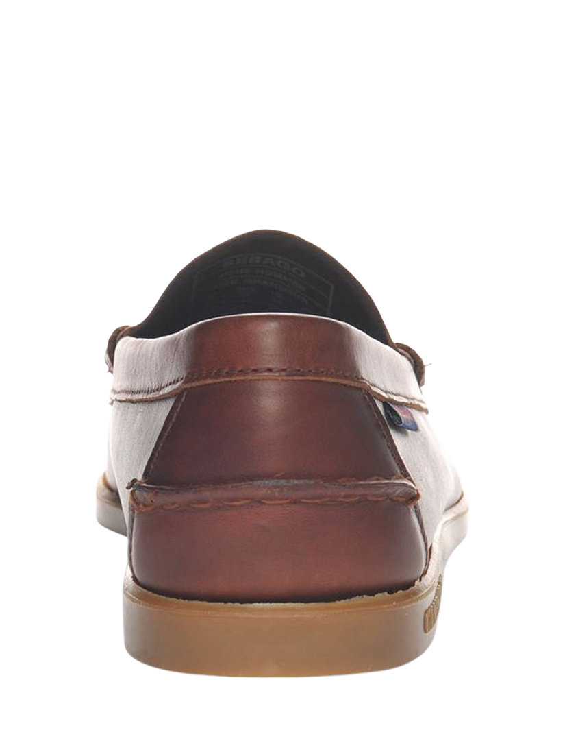 Product image 4 of 5, which shows Sebago Dolphin Waxed Leather Loafers, Brown Gum, 6.5