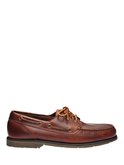 Sebago Foresiders Leather Moccasins, Brown, Brown/Brown Gum