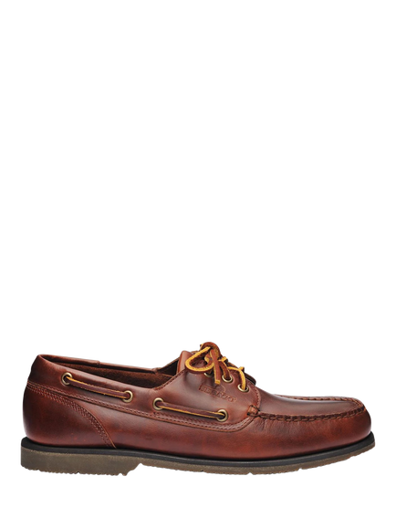 Sebago Foresiders Leather Moccasins, Brown, Brown/Brown Gum