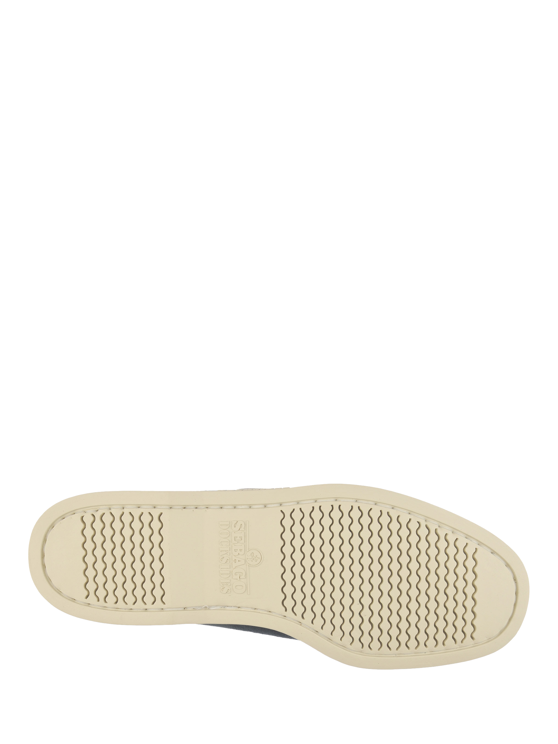 Product image 5 of 5, which shows Sebago Dockisde Portland Jib Suede Boat Shoe, Navy/Multi, 6.5