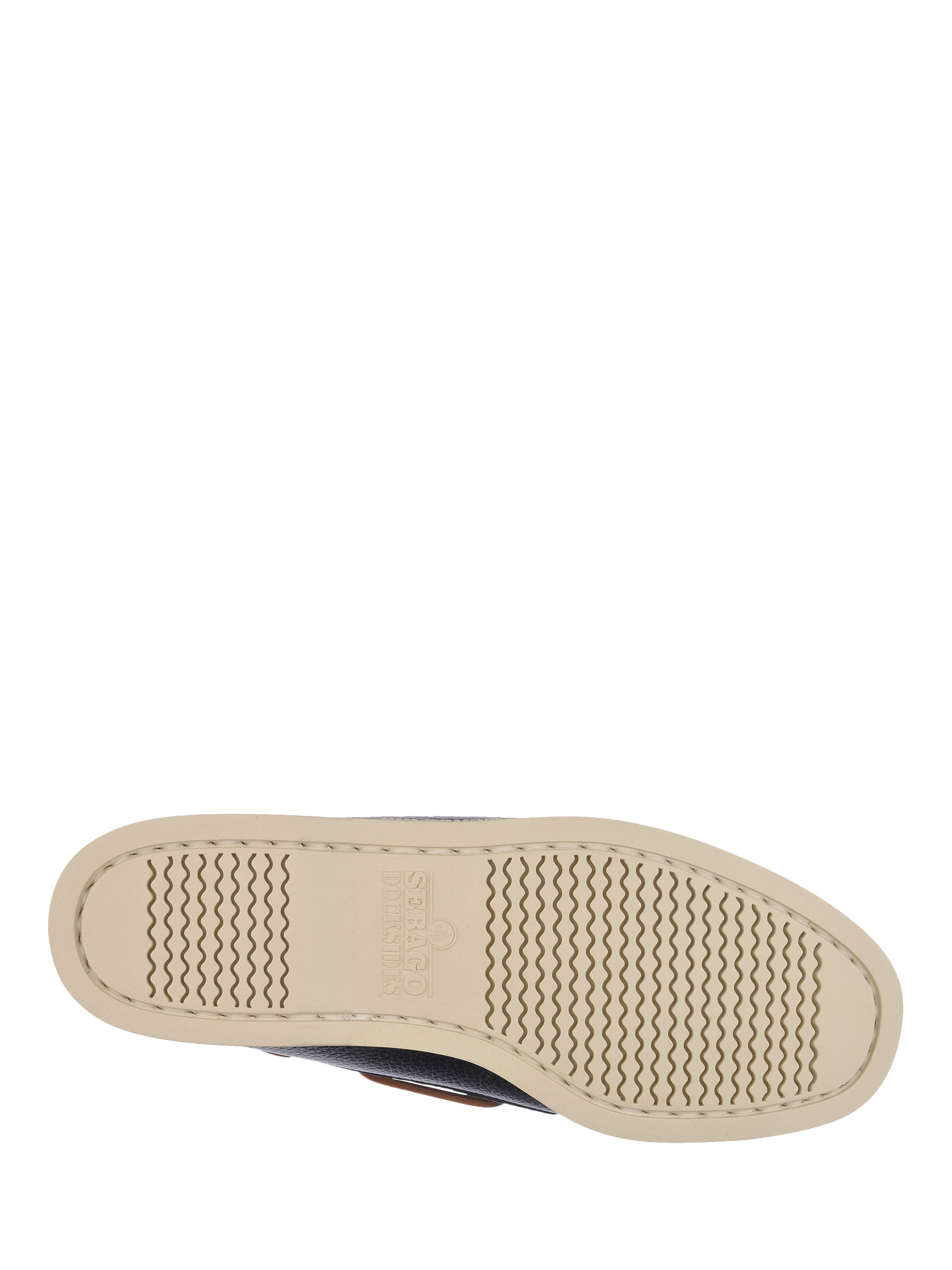 Product image 5 of 5, which shows Sebago Portland Martellato Leather Boat Shoes, Blue Navy, 6.5