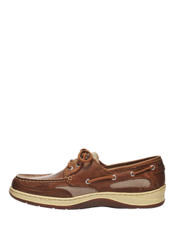 Sebago Clovehitch II Waxed Leather Moccasins - view 2, Brown Cinnamon