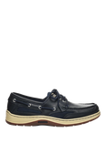 Sebago Clovehitch II Waxed Leather Moccasins, Navy