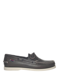 Sebago Dockside Portland Leather Boat Shoes, Dark Brown