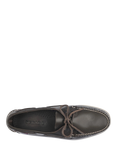 Sebago Dockside Portland Leather Boat Shoes, Dark Brown