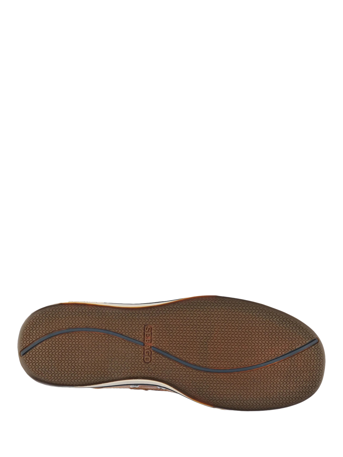 Product image 5 of 5, which shows Sebago Triton Leather Boat Shoes, Cognac Brown, 6.5