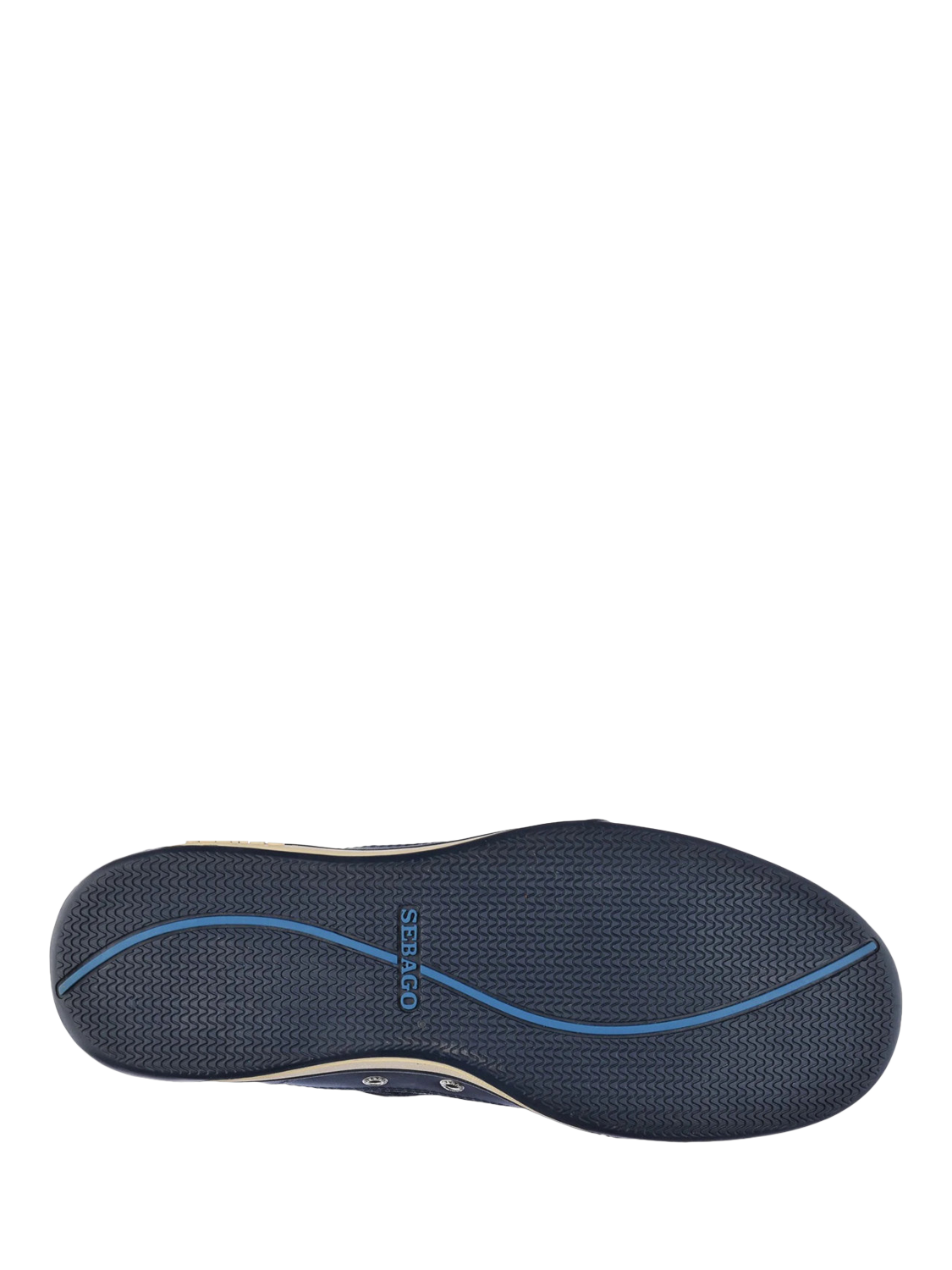 Product image 5 of 5, which shows Sebago Triton Leather Boat Shoes, Blue, 6.5