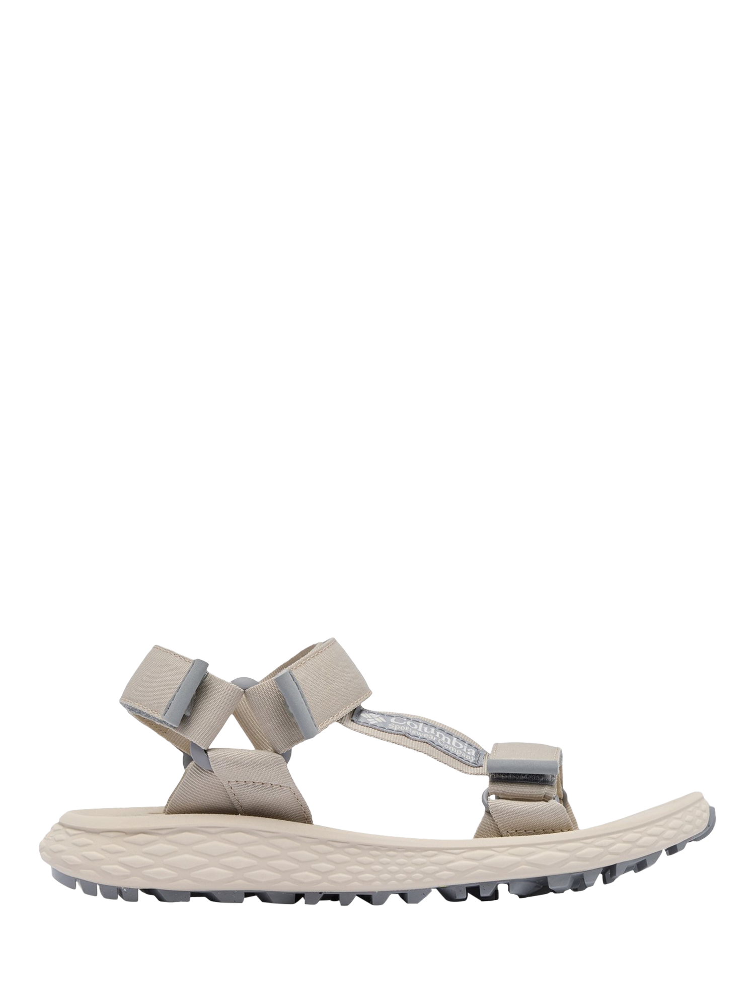 Product image 1 of 6, which shows Columbia Konos Globetrot Footbed Sandals, Grey, 4