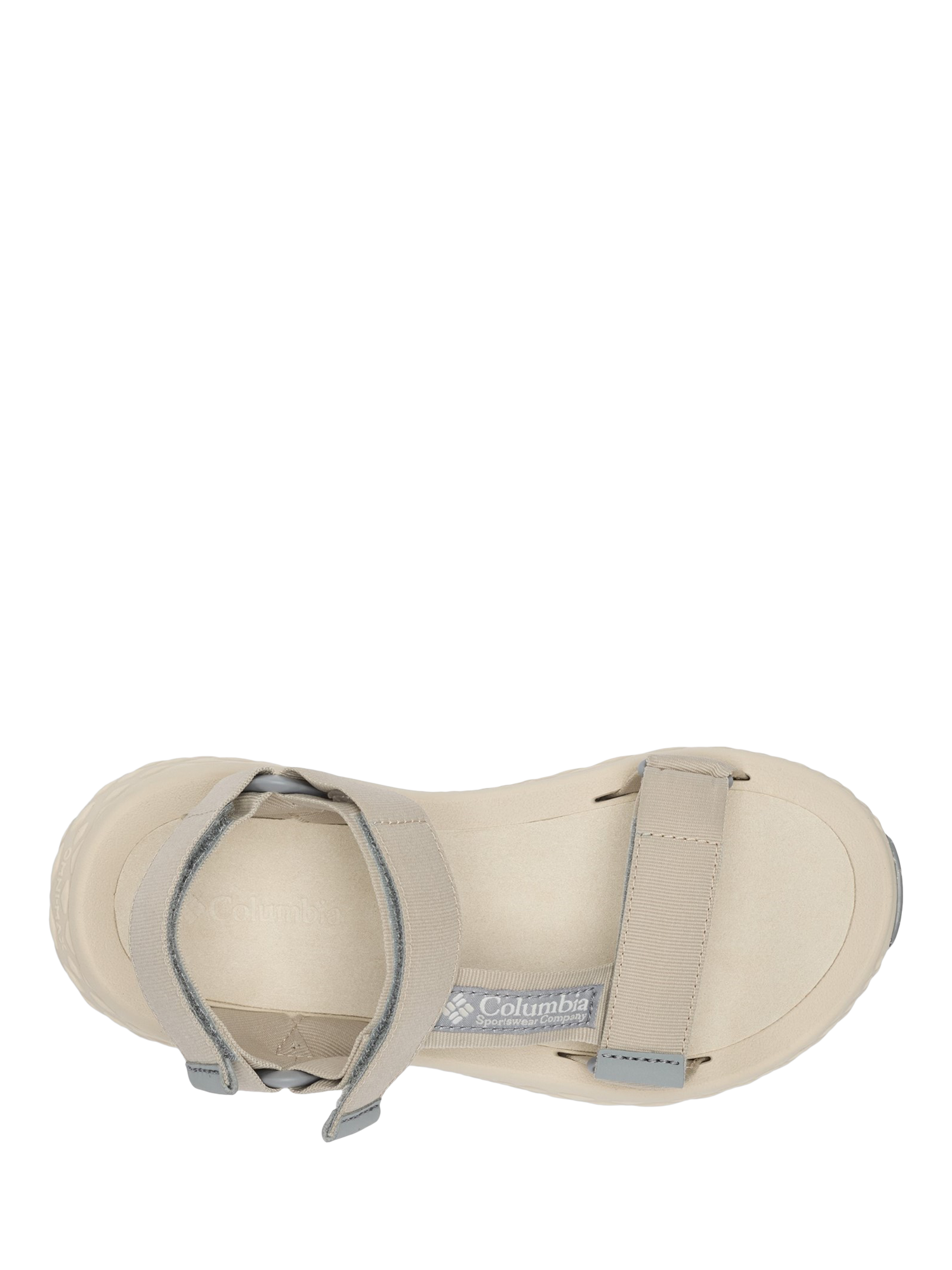 Product image 6 of 6, which shows Columbia Konos Globetrot Footbed Sandals, Grey, 4