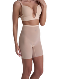 Bye Bra Hi Waist Shapewear Shorts, Beige