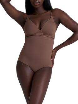 Bye Bra High Waist Shaping Briefs, Cocoa