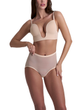 Bye Bra Mid Waist Sheer Shaping Briefs