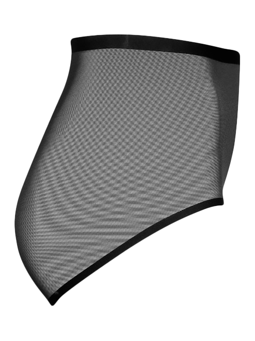 Product image 5 of 5, which shows Bye Bra Mid Waist Sheer Shaping Briefs, Black, S