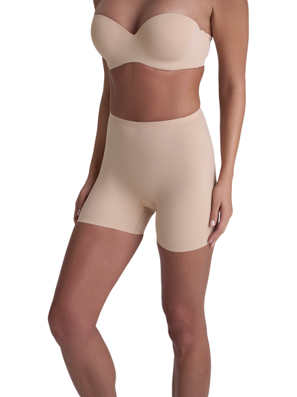 Bye Bra Mid Waist Shaping Shorty, Beige