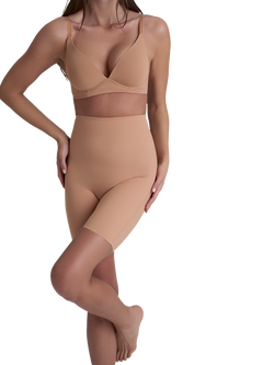 Bye Bra High Waist Sculpting Shorty, Honey