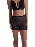 Bye Bra Mid Rise Shaping Shorts, Black