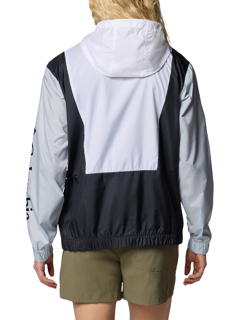 Product image 2 of 4, which shows Columbia Women's Lily Basin II Jacket, White/Cirrus Grey/Black, S