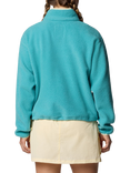 Columbia Women's Helvetia II Cropped Half Snap Fleece, Teal