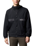 Columbia Spire Valley Windbreaker Jacket, Black/Shark