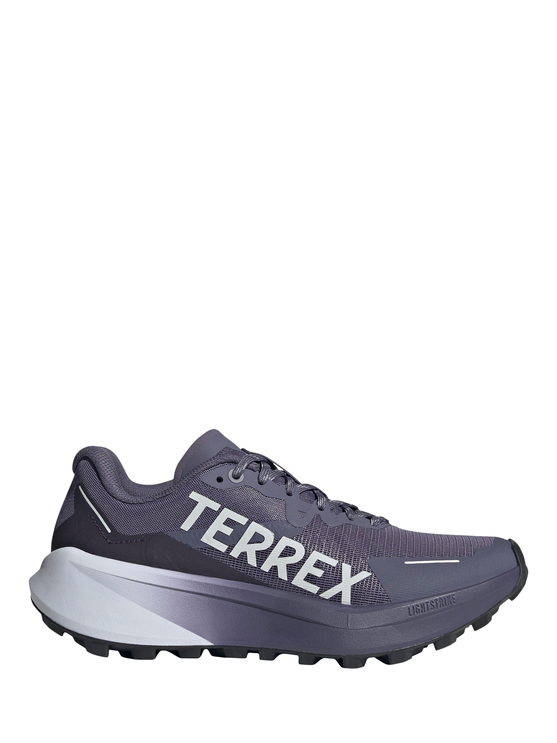 Product image 1 of 10, which shows adidas Women's Terrex Agravic 3 Trail Running Shoes, Grey, 4