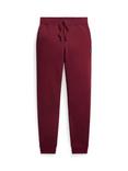 Ralph Lauren Kids' Cotton Blend Drawstring Jogging Bottoms, Classic Wine