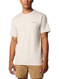 Columbia Cotton Regular Fit Kwick Hike Graphic T-Shirt, Dark Stone Heather