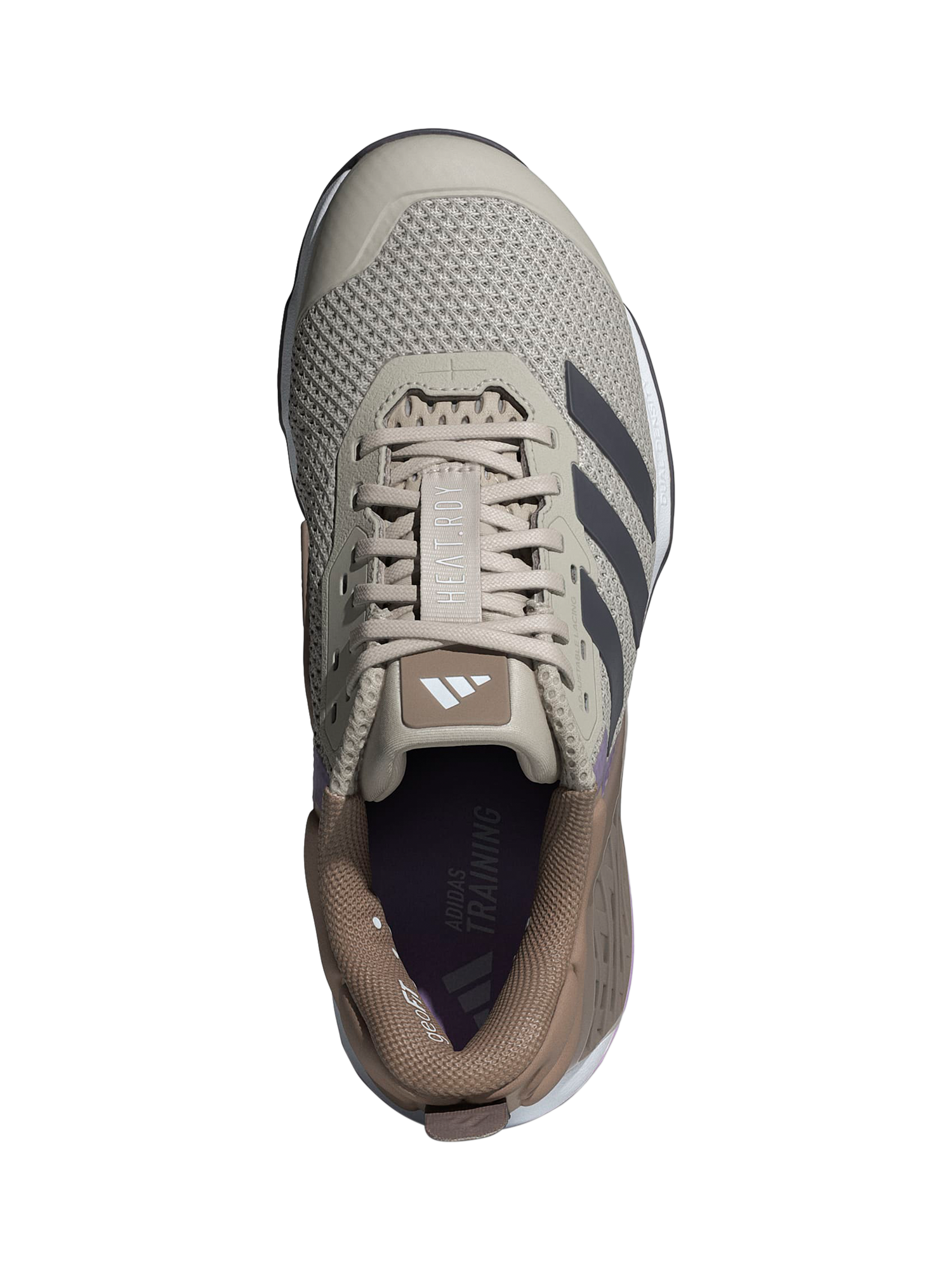 Product image 4 of 10, which shows adidas Dropset 3 Running Shoes, Wonalu/Grey, 4