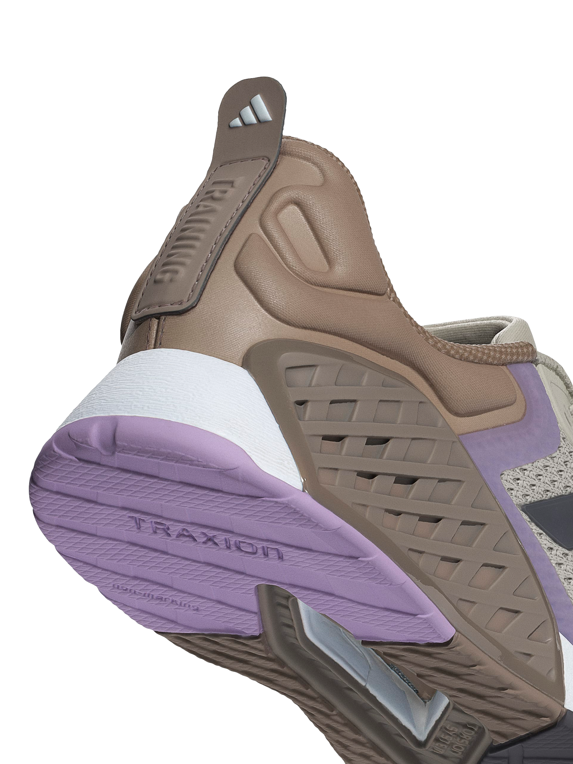 Product image 8 of 10, which shows adidas Dropset 3 Running Shoes, Wonalu/Grey, 4