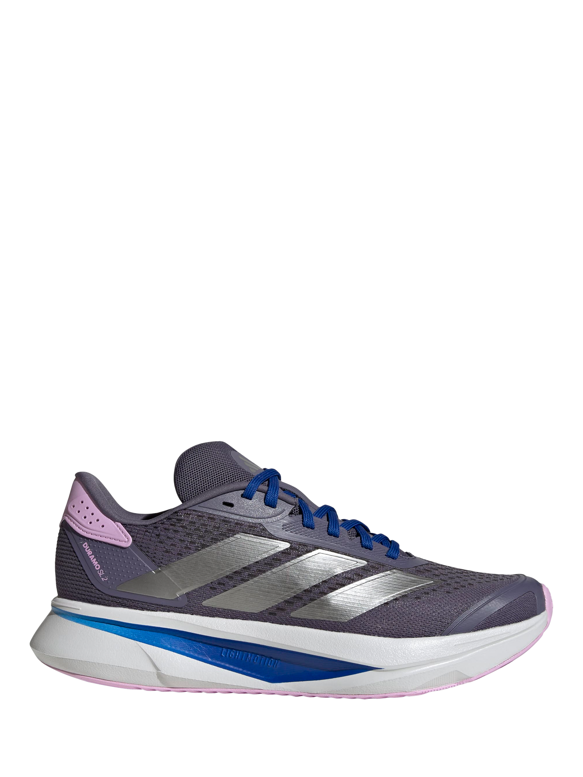 Product image 1 of 8, which shows adidas Duramo SL 2 Running Shoes, Grey/Ironmint, 4