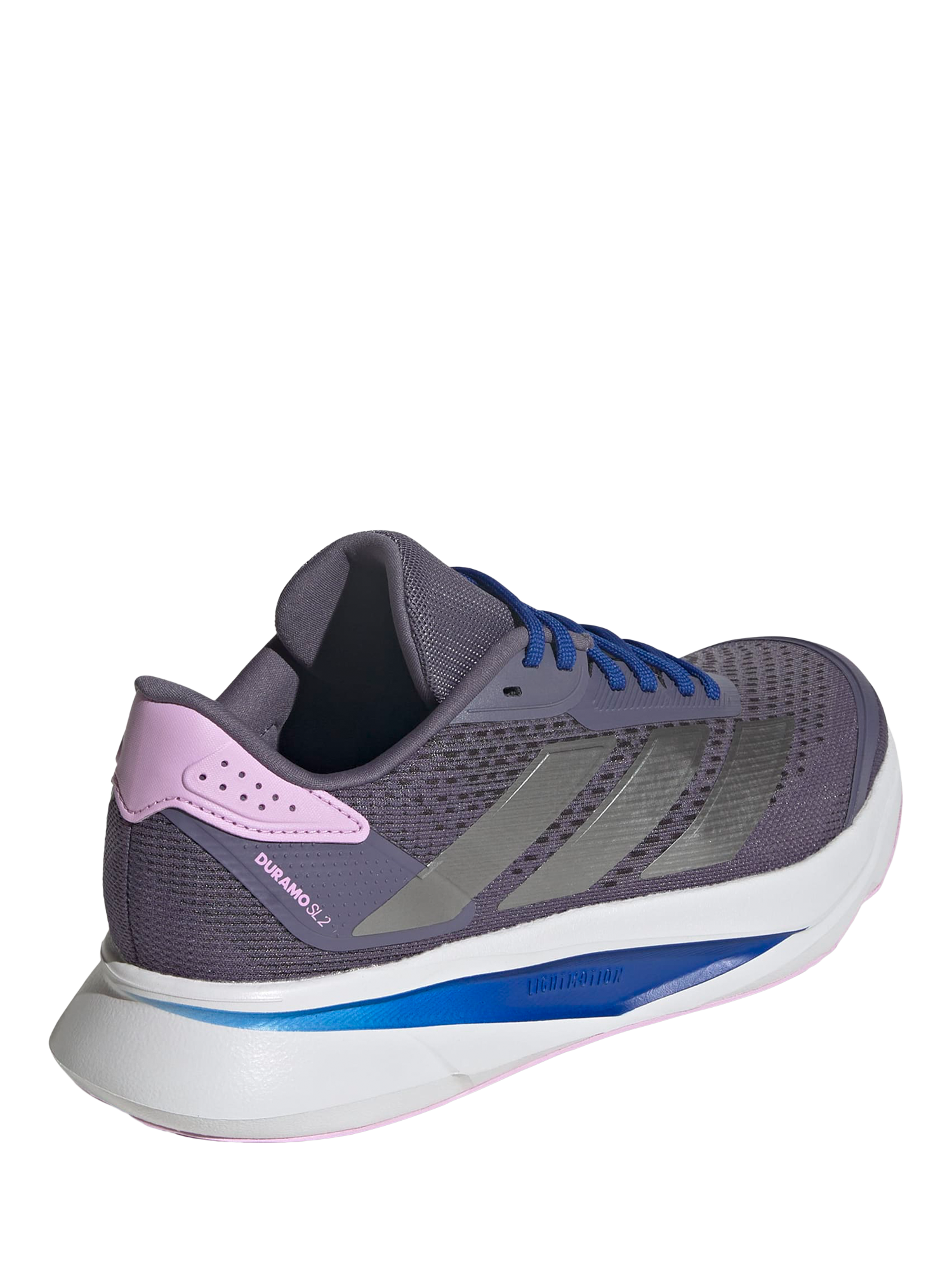Product image 3 of 8, which shows adidas Duramo SL 2 Running Shoes, Grey/Ironmint, 4