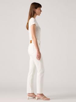 Levi's 724 High Rise Slim Straight Leg Jeans, Cloud Dancer - view 2, Cloud Dancer