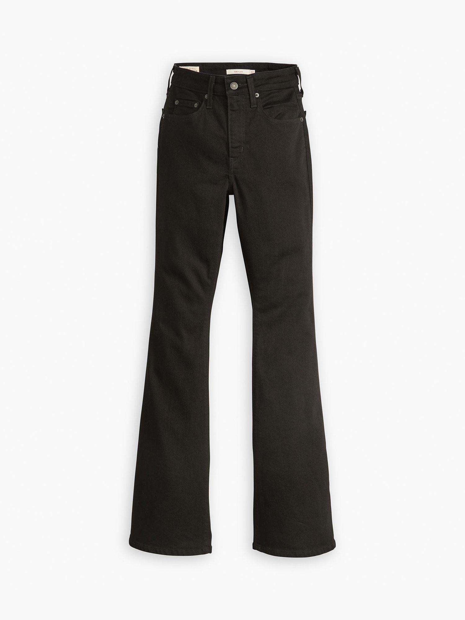 Product image 4 of 6, which shows Levi's 726 High Rise Flared Jeans, Midnight Gaze, 28